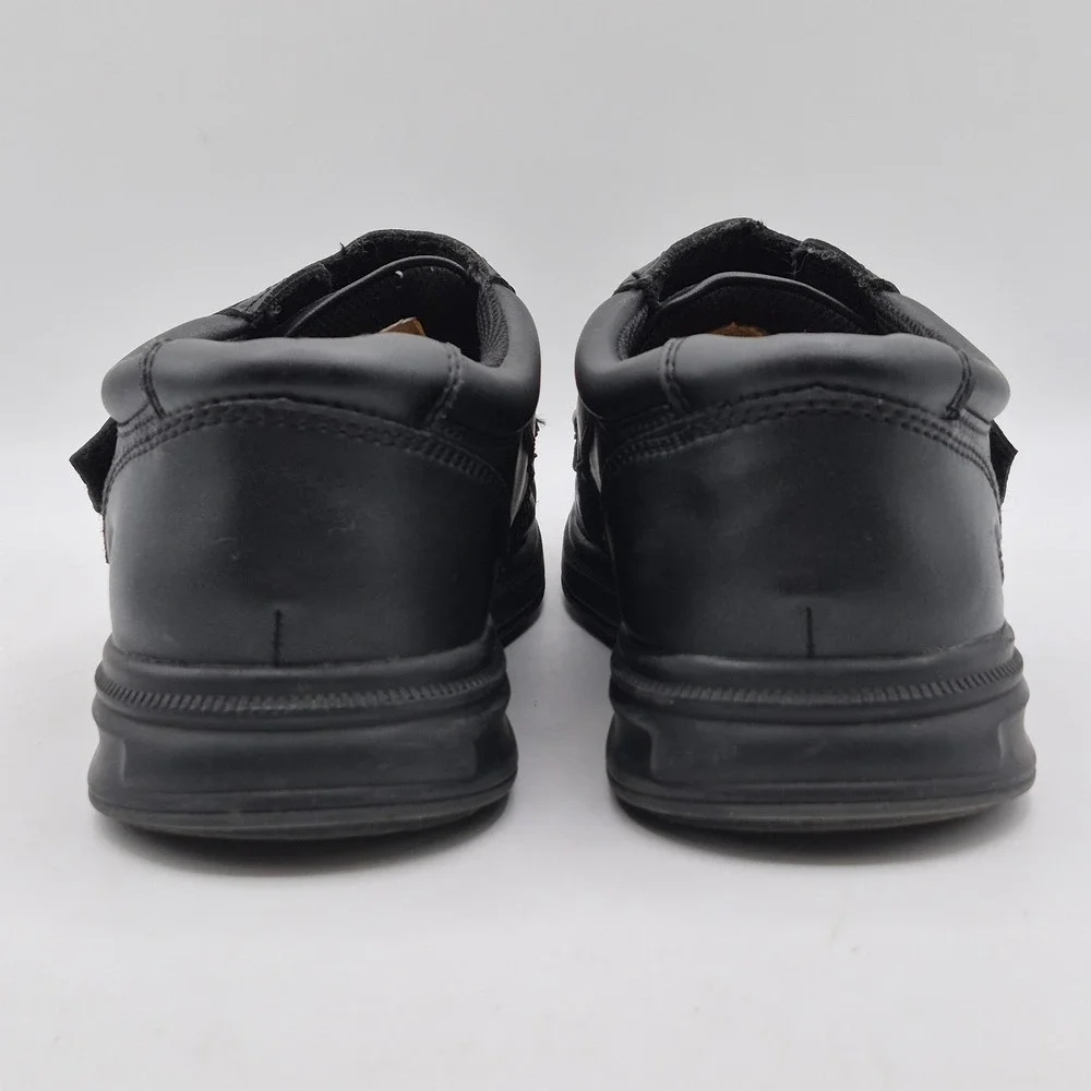 Earth Spirit Shoes‎ Mens Size 10W Black Leather Hook & Loop Layton MNES41ER014